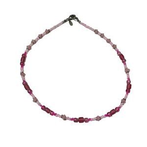 Pink Beaded Choker necklace